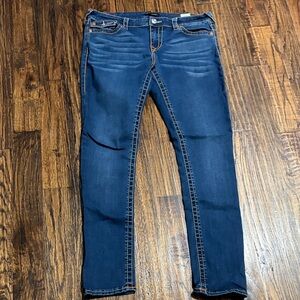 True Religion Dark Blue Skinny Jeans